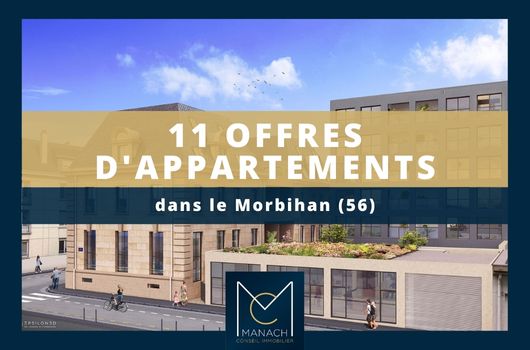 11 offres d'appartements dans le Morbihan