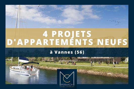 4 projets d'appartements neufs à Vannes